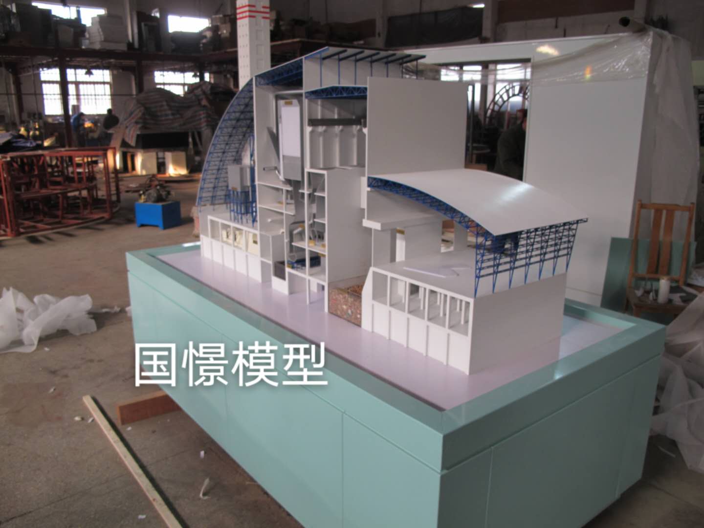 山阳县工业模型