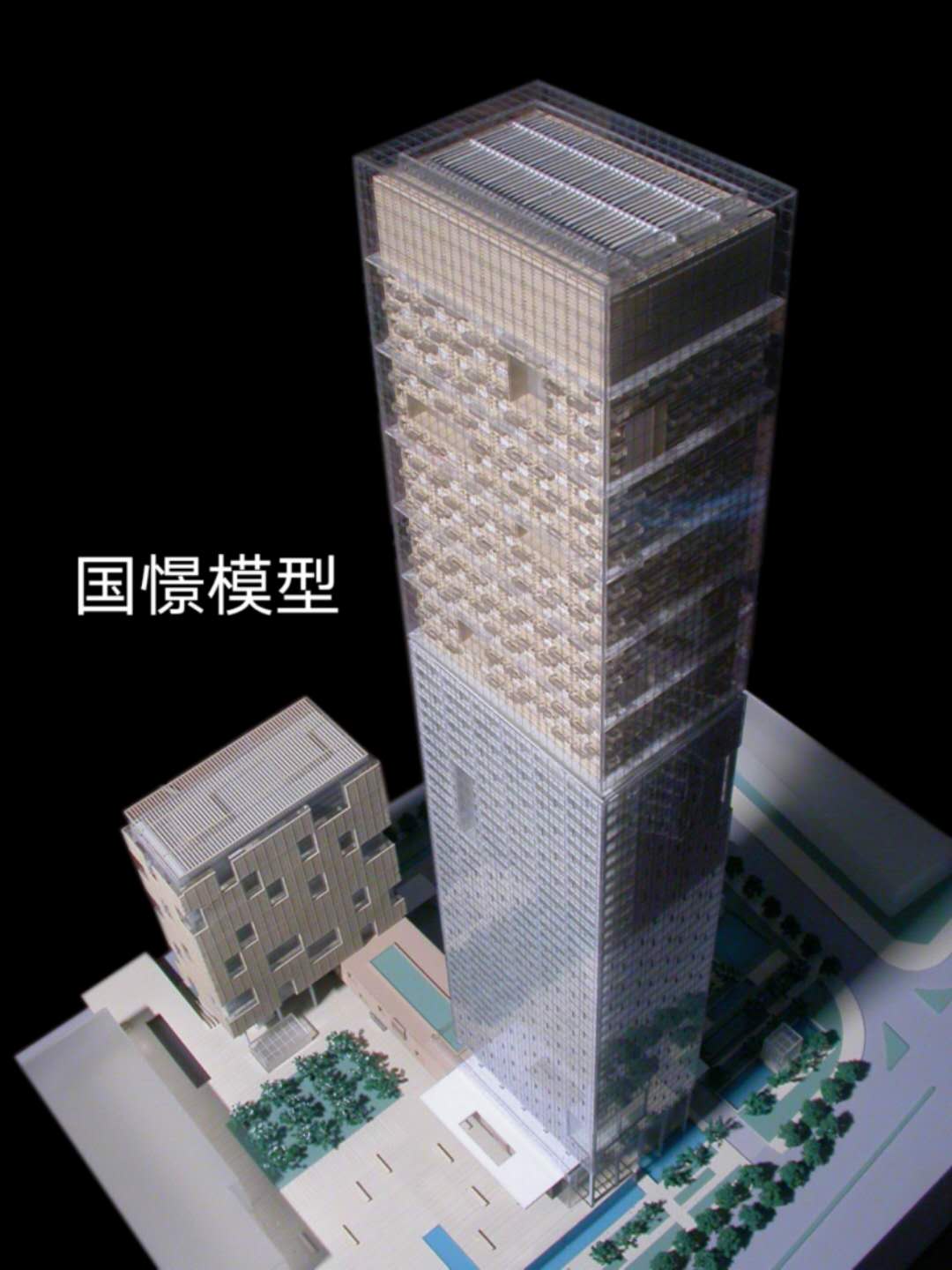 山阳县建筑模型