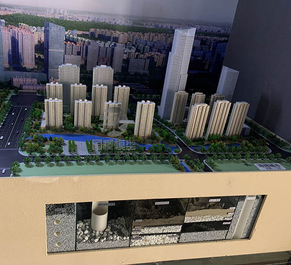 山阳县建筑模型